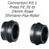 Chris King Press Fit Conversion Kit 1 Chris King Press Fit Conversion Kit -Vélos enfr Chris King Press Fit Conversion Kit Bottom Bracket Spares Black NotSet CKPBB021