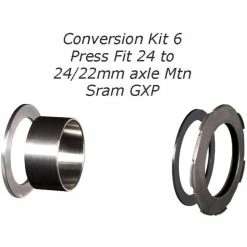 Chris King Press Fit Conversion Kit -Vélos enfr Chris King Press Fit Conversion Kit Bottom Bracket Spares Black NotSet CKPBB025