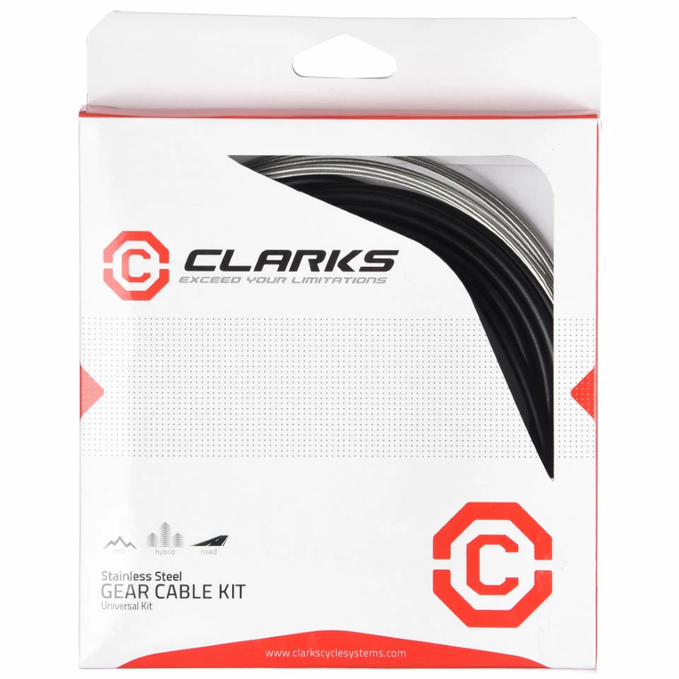 Clarks Road Stainless Steel Gear Cable Kit 3 Clarks Road Stainless Steel Gear Cable Kit