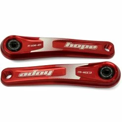 Hope E-Bike Crankset 9 Hope E-Bike Crankset -Vélos enfr Hope E Bike Crankset Cranksets Red HCEB65R