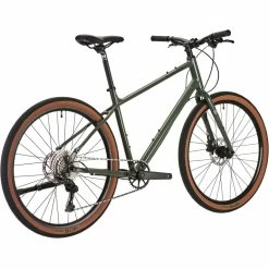 Kona Dew Plus SE Urban Bike (2022) -Vélos enfr Kona Dew Plus SE Urban Bike 2022 Hybrid Bikes Army Green 2022 B22DWPGR06 1