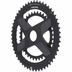 Plateau Extérieur Rotor DM (rond) -Vélos enfr Rotor DM ROUND RING 50 34 BLACK Chain Rings Black C01 515 11010 0 1