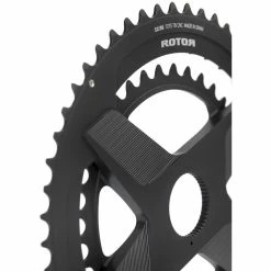 Plateau Extérieur Rotor DM (rond) -Vélos enfr Rotor DM ROUND RING 50 34 BLACK Chain Rings Black C01 515 11010 0 2