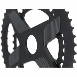 Plateau Extérieur Rotor DM (rond) -Vélos enfr Rotor DM ROUND RING 50 34 BLACK Chain Rings Black C01 515 11010 0 3