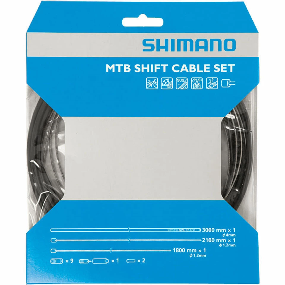 Câbles De Dérailleur Shimano (VTT, Câble En Acier Inoxydable) 3 Câbles De Dérailleur Shimano (VTT, Câble En Acier Inoxydable)