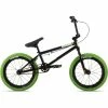 Stolen Agent 16" BMX Bike (2022) -Vélos enfr Stolen Agent 16 BMX Bike Black Green 2022 01