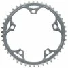 Plateau Extérieur TA 130 PCD Shimano (piste, 44-49 Dents) 2 Plateau Extérieur TA 130 PCD Shimano (piste, 44-49 Dents) -Vélos enfr TA 130 PCD Shimano Track Outer Chainring 44 49T Chainrings Silver TAK44