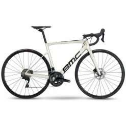 Vélo Route BMC Teammachine SLR Five Shimano 105 Di2 Artic Silver & Black 2023 Argent 51 Freinage Disque