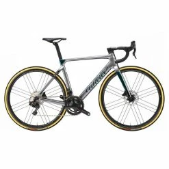 Wilier Triestina Vélo Route Wilier Filante SLR Disc Ultegra Di2 R8100 12v Roues SLR42 Argent M Freinage Disque