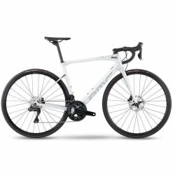 Vélo Route BMC Roadmachine RM Three Shimano Ultegra Di2 12v Metallic Off-White Black 2023 Blanc 51 Freinage Disque