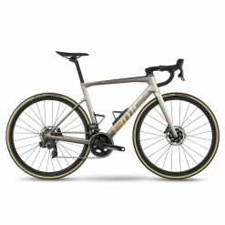 Vélo Route BMC Teammachine SLR01 Four Arctic Silver Prisma Carbon Sram Force AXS 2023 Argent 51 Freinage Disque