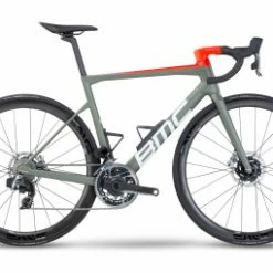 Velo De Route Bmc Teammachine Slr01 Two Sram Red Etap Axs 12v 700 Mm Gris Rouge 2022 56 Cm 178 186 Cm