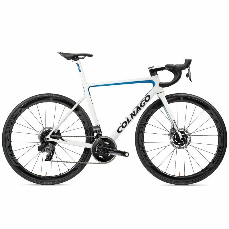 Vélo Route Colnago V3Rs Disc Sram Force ETap AXS 12v Wind RZWB 2023 Blanc 52 Freinage Disque 3 Vélo Route Colnago V3Rs Disc Sram Force ETap AXS 12v Wind RZWB 2023 Blanc 52 Freinage Disque
