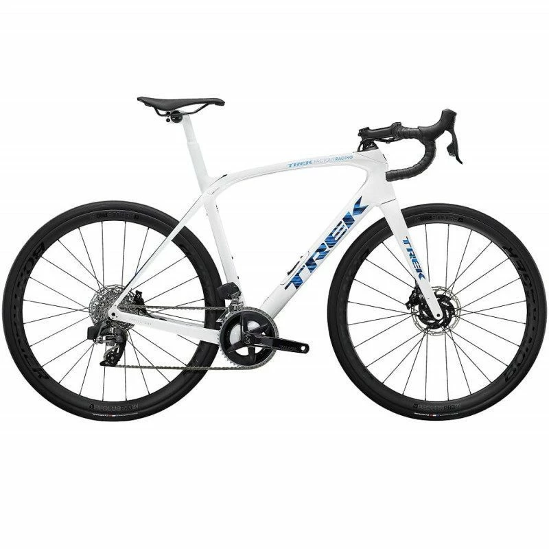 Vélo Route Trek Domane SLR 6 Rival AXS Disc White Blue 2022 Blanc 47 Freinage Disque 3 Vélo Route Trek Domane SLR 6 Rival AXS Disc White Blue 2022 Blanc 47 Freinage Disque