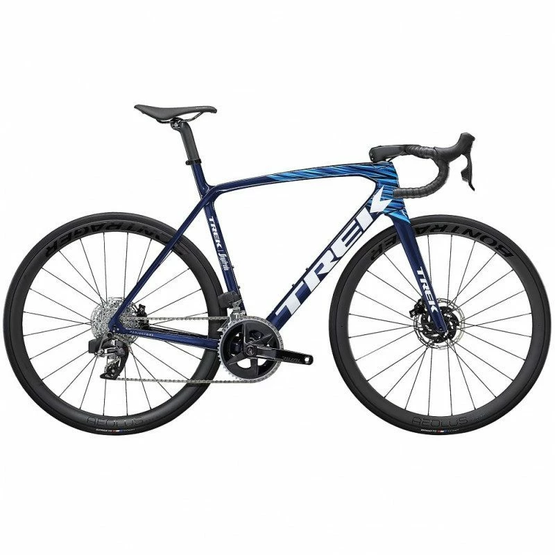 Vélo Route Trek Emonda SLR 6 Rival AXS Disc Navy Carbon Smoke/Blue 2022 Bleu 54 Freinage Disque 3 Vélo Route Trek Emonda SLR 6 Rival AXS Disc Navy Carbon Smoke/Blue 2022 Bleu 54 Freinage Disque