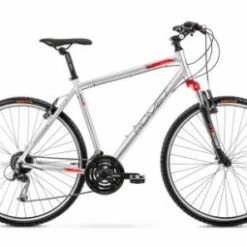 Velo Romet Cross 28 Pouces Orkan 2 M Argent Rouge