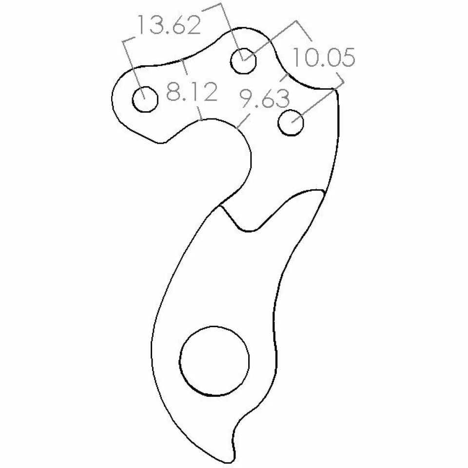 Patte De Dérailleur De Rechange Pilo Engineering D215 4 Patte De Dérailleur De Rechange Pilo Engineering D215 – Image 2